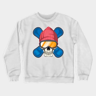 Skull Snowboard Winter sports Crewneck Sweatshirt